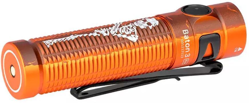 Ліхтар Olight Baton 3 Pro Orange Skeleton 5742 фото