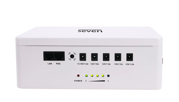 Резервне живлення SEVEN-7960 white 60W LiFePO4 для охоронної сигналізації AJAX 7394 фото