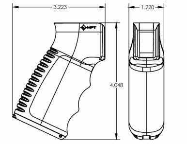 Рукоятка пистолетная к AK-47 MFT 2862 фото