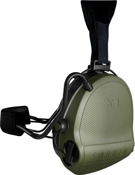 Навушники активні Sordin Supreme X2 c заднім тримачем. Green 7653 фото