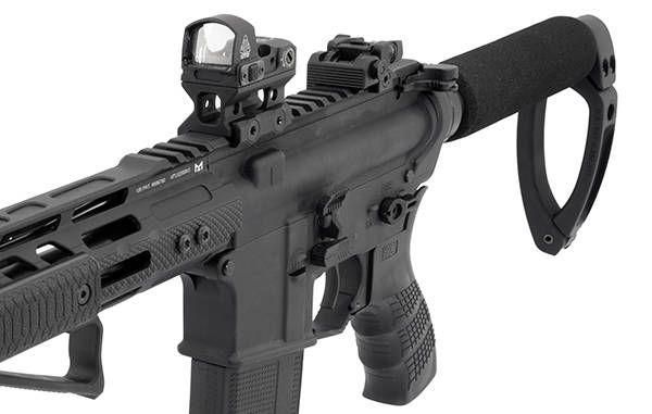 UTG AR-15 Bolt Catch Lever with Extended Button TLT-TKSBC. Black