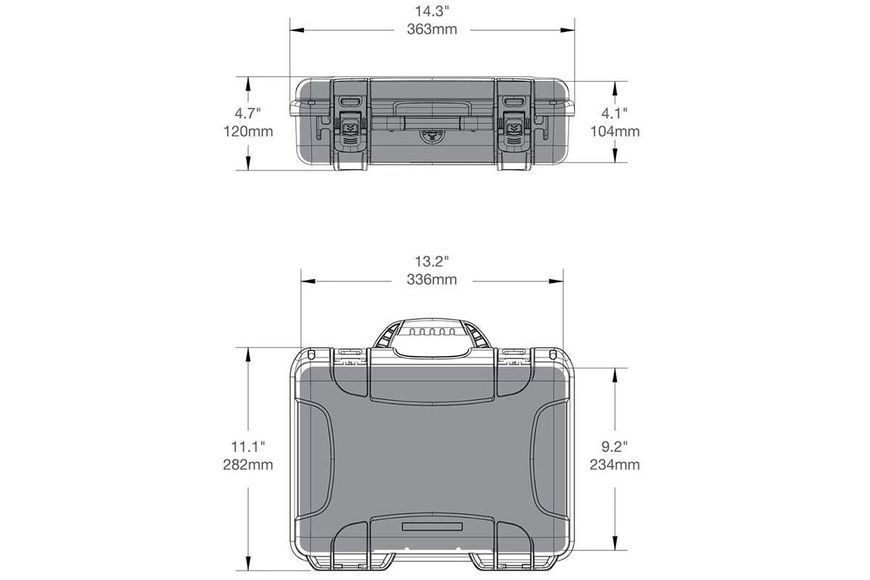 Кейс защитный Nanuk Case 910 classic gun - Graphite 5379 фото