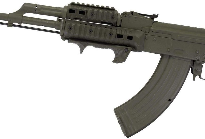 Передняя рукоятка DLG Tactical (DLG-159) горизонтальная на Picatinny (полимер) олива 0889 фото