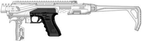 Обвіс тактичний FAB Defense K. P. O. S. Scout Advanced для Glock 17/19 1992 фото