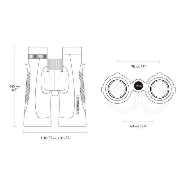 Бинокль Hawke Endurance ED 12x50, цвет &ndash; Олива / Green 0294 фото