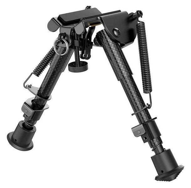 Сошки Buvele Carbon Bipod на антабку (высота 15.2 - 22.9 см) с переходником на Weaver/Picatinny 0948 фото