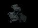 Набір мостовий Wilcox mount + міст Sotac + 2 тримача для PVS-14 (Black) 3889 фото 4