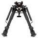Сошки Buvele Carbon Bipod на антабку (высота 15.2 - 22.9 см) с переходником на Weaver/Picatinny 0948 фото 1