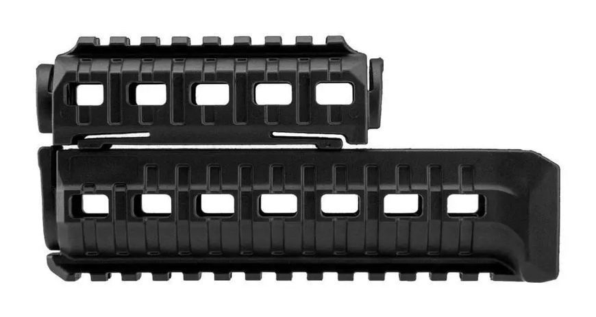 Цевье на АК 47/74 DLG TACTICAL (DLG-099) полимерное, цвет Черный, 2 планки picatinny с креплением M-LOK 6166 фото