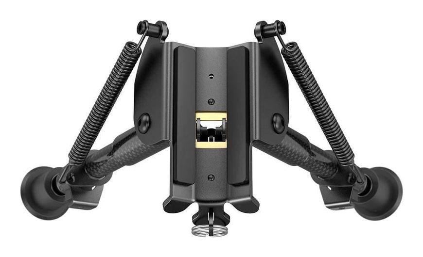 Сошки Buvele Carbon Bipod на антабку (высота 15.2 - 22.9 см) с переходником на Weaver/Picatinny 0948 фото