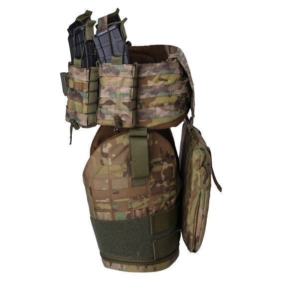 Ballistic leg protection thighs and RPS Warbelt class 1