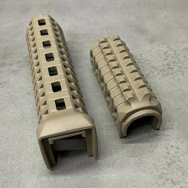 Цевье на АК 47/74 DLG TACTICAL (DLG-133), полимерное, цвет Койот, 1 планка пикатинни, с креплением M-LOK 6167 фото