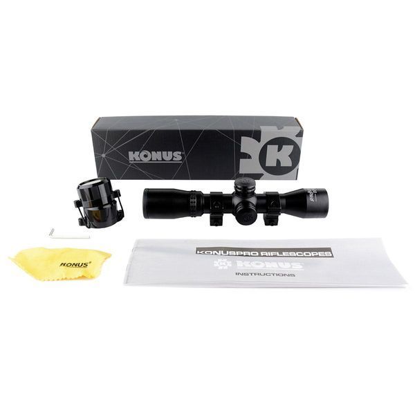 Оптичний приціл KONUS KONUSPRO 4x32 30/30 (з кільцями) 3620 фото