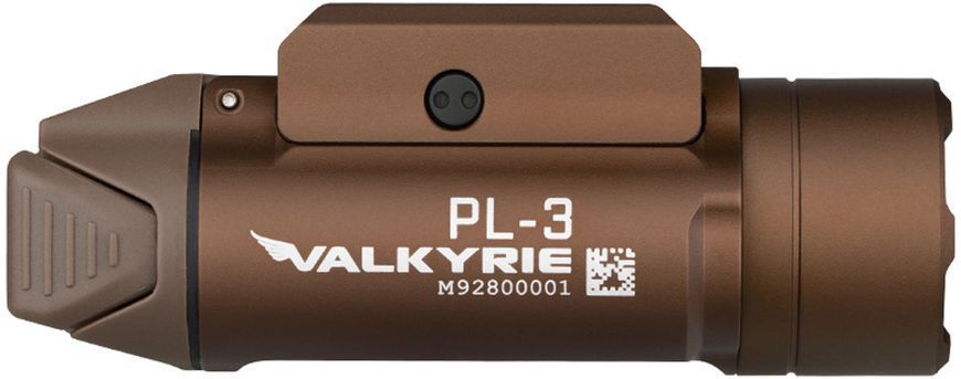 Olight PL-3 Valkyrie Flashlight. Desert Tan