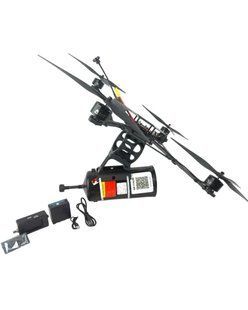 Комплект FPV-дрон Stalker 15" (Сталкер 15") с оптоволокном на 10 км (внутренний медиаконвертер) и креплением 6349 фото