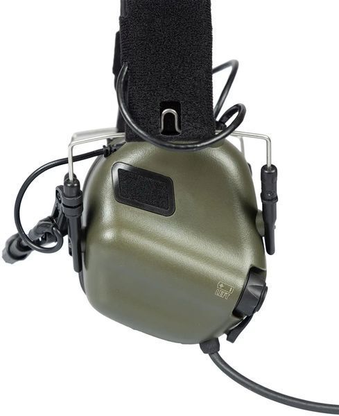 Активные наушники Earmor M32X Mod4 Green с микрофоном (совместимы с ARC Rail ) 5464 фото