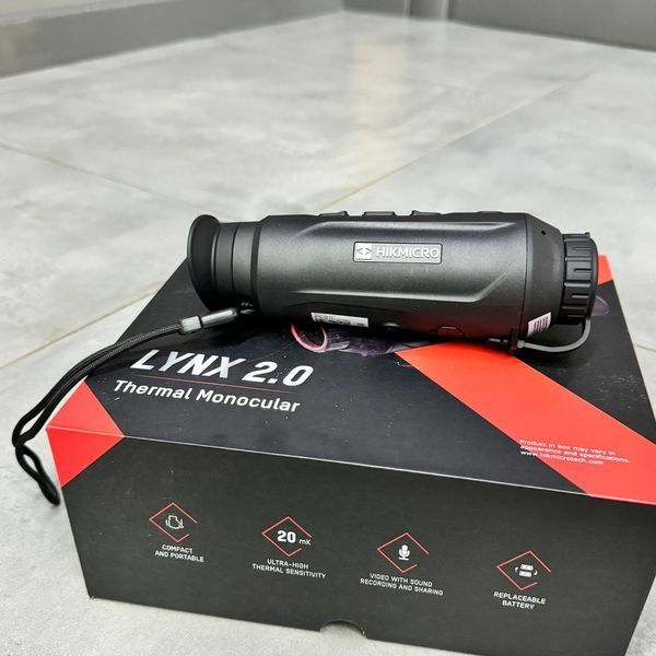 Thermal imager monocular HikMicro Lynx LH25 2.0, 384&times;288, 50 Hz, 25 mm lens, OLED 1024 &times; 768, Wi-Fi