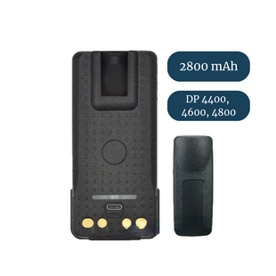 Акумулятор для рацій Motorola DP4400/4600/4800, PMNN4409BR (2800 mAh), type-c Premium 8220 фото