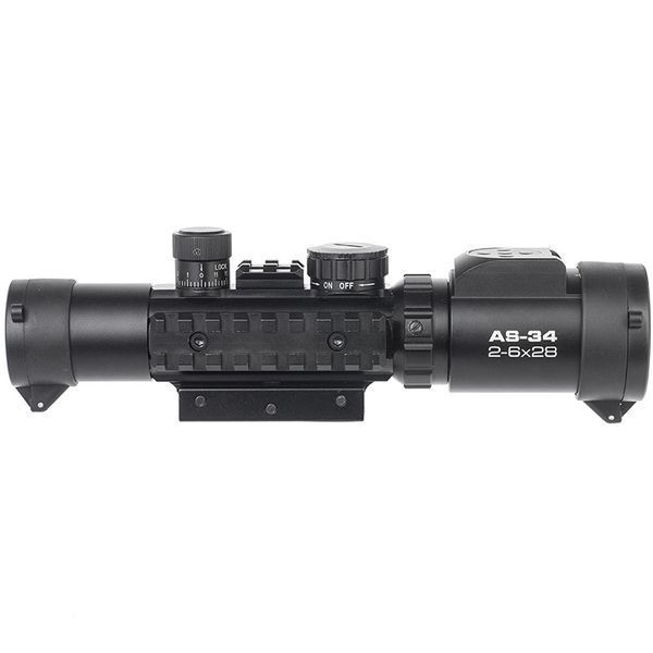 Оптичний приціл KONUS KONUSPRO AS-34 2-6x28 MIL-DOT IR 3622 фото