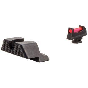 Мушка + целик Trijicon Fiber Set Red для пистолетов Glock 9mm/.40 (кроме MOS) 2772 фото