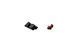Мушка + целик Trijicon Fiber Set Red для пистолетов Glock 9mm/.40 (кроме MOS) 2772 фото 3