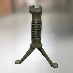 Рукоятка перенесення вогню DLG TACTICAL (DLG-066), Олива, із сошками, з планкою пікатінні, висота до 220 мм 0227 фото