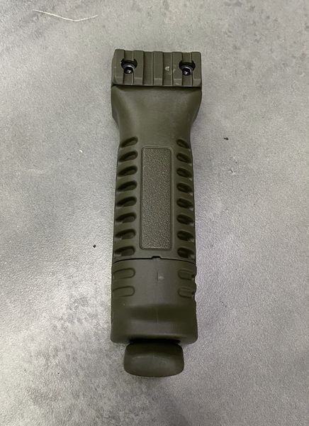 Рукоятка перенесення вогню DLG TACTICAL (DLG-066), Олива, із сошками, з планкою пікатінні, висота до 220 мм 0227 фото