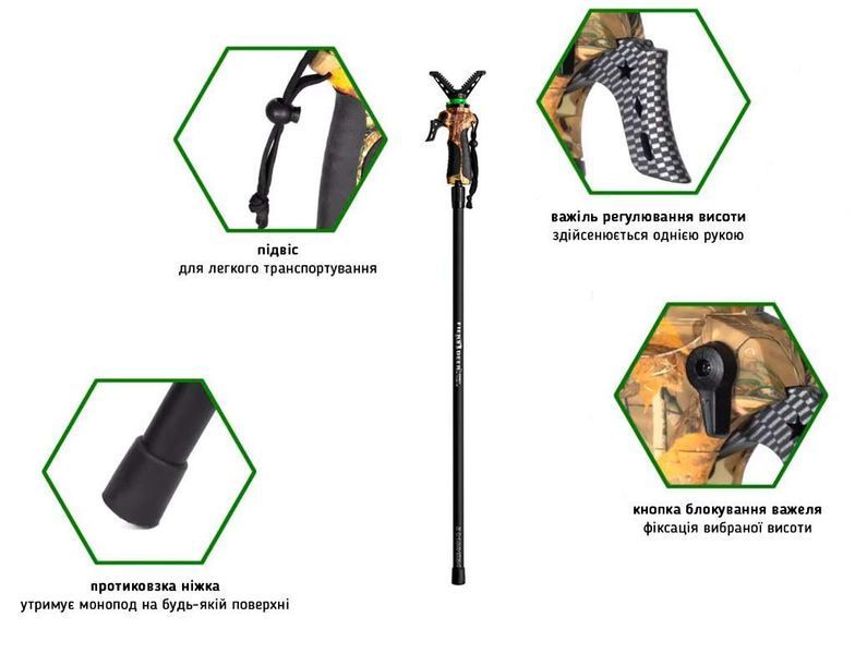 Tripod Trigger stick Gen3 monopod