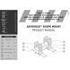 AUDERE Levitas Diam 30 H40 One-Piece Mount
